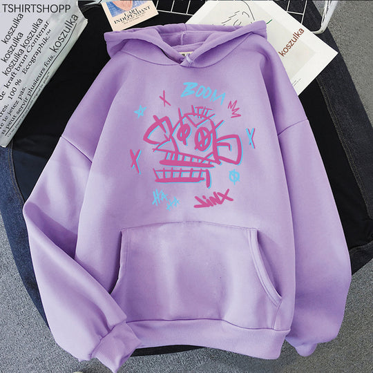 R&B | Arcane Hoodie Harajuku Stil Jinx und Ekko