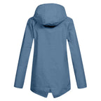 R&B | Trendy Damen Regenjacke mit Kapuze