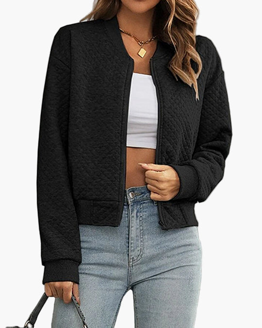 R&B | Bomberjacke Stepp-Design Modern Freizeit Übergangsjacke