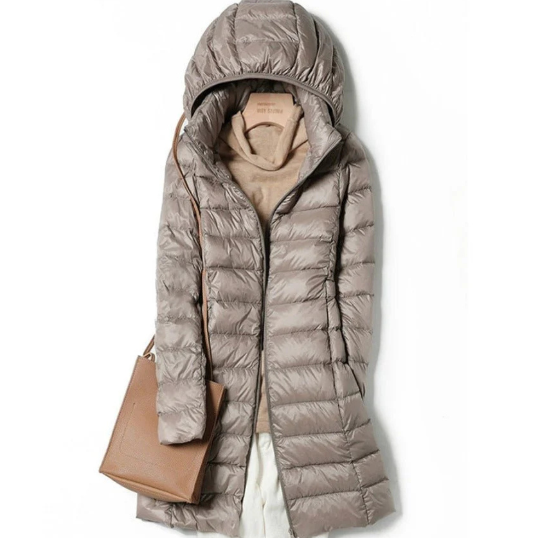 R&B | Winterjacke mit Kapuze für Damen Puffer