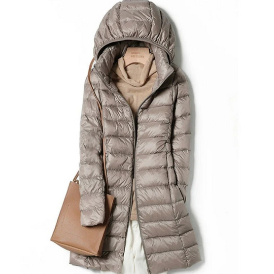 R&B | Winterjacke mit Kapuze für Damen Puffer