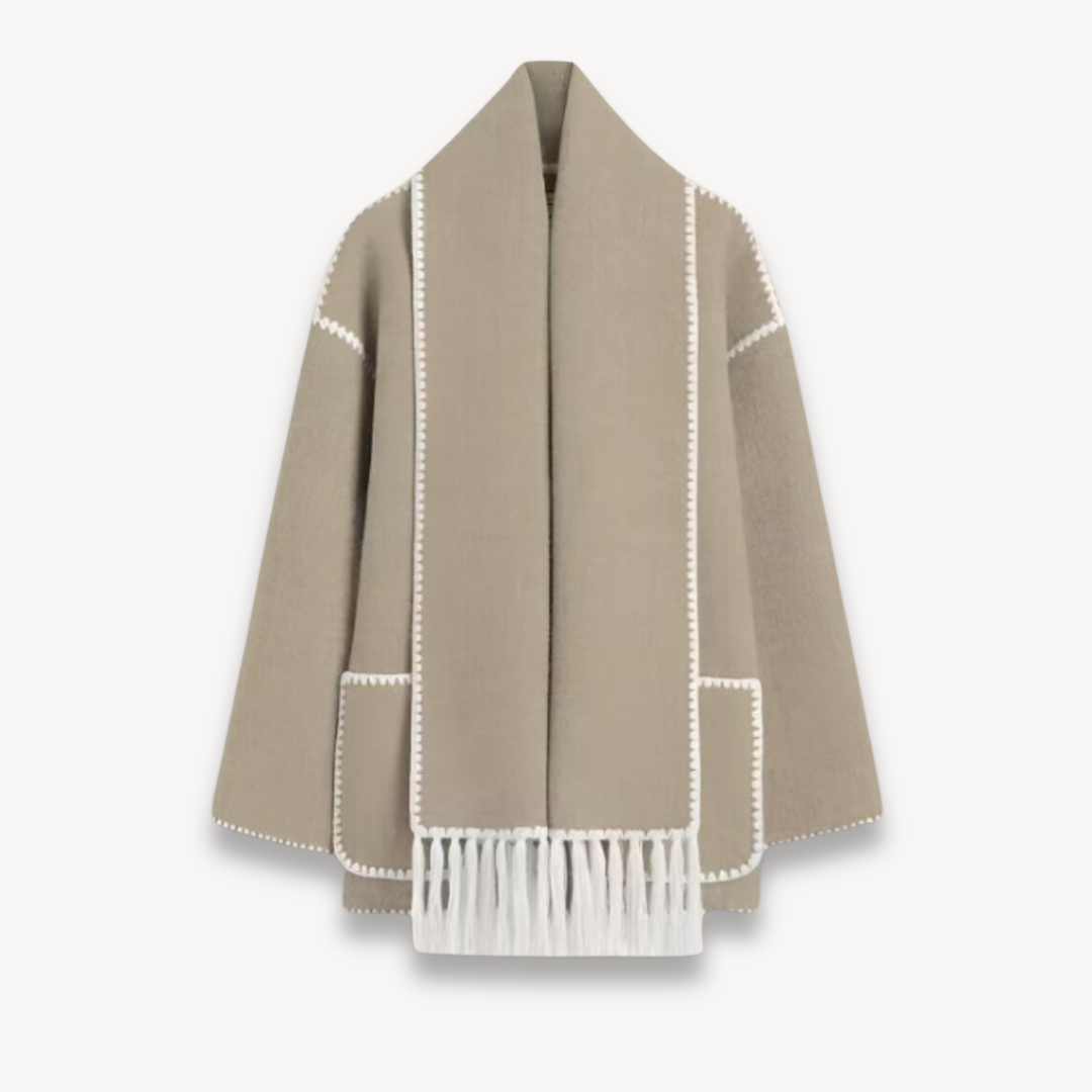 R&B | Winterjacke mit Schal für Frauen