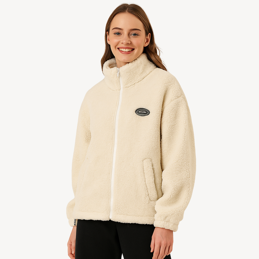 R&B | Damen Fleece Zip-Up Jacke