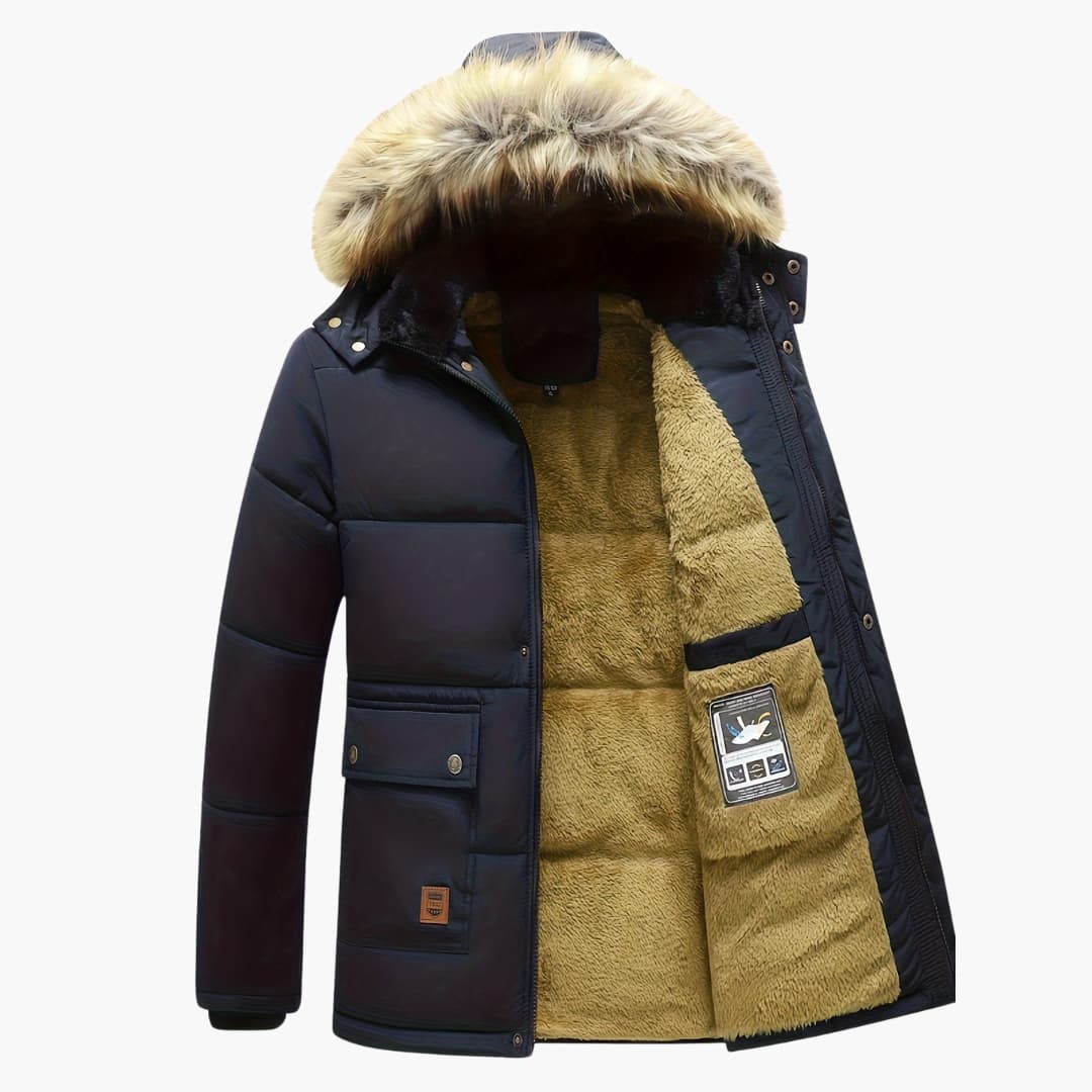 R&B | Fleece-Hoodie mit Reißverschluss für Herren