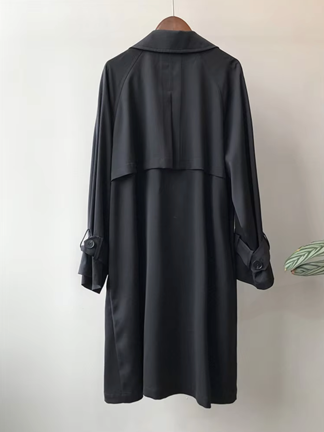 R&B | Damen Langer Wasserdichter Trenchcoat Lässig