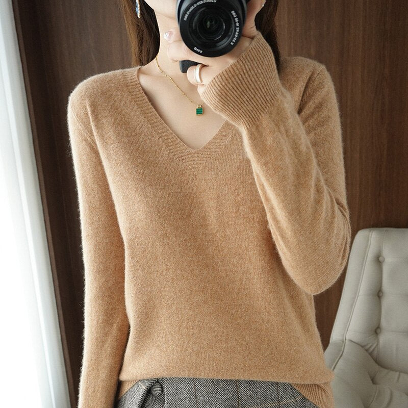 R&B | V-Ausschnitt Pullover