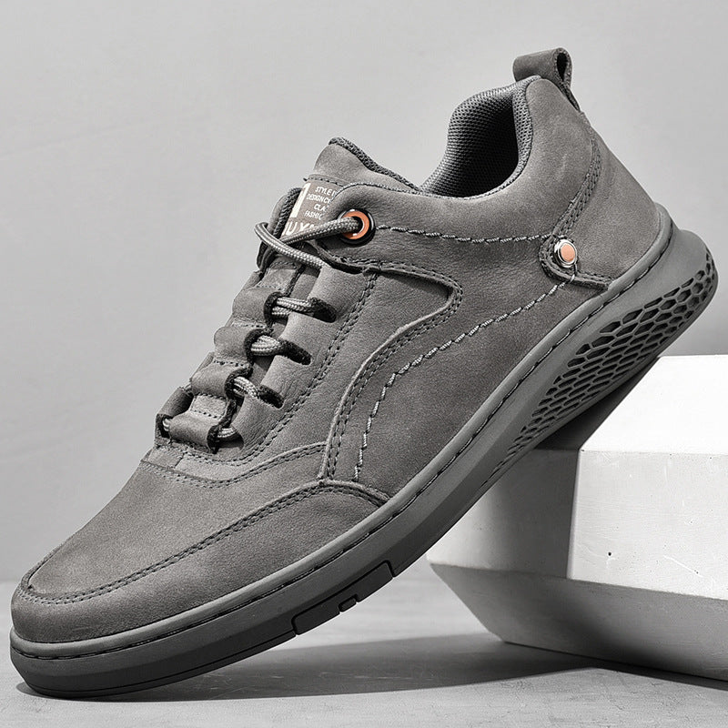 Exklusive Ledersneaker mit Schnürung R&B
