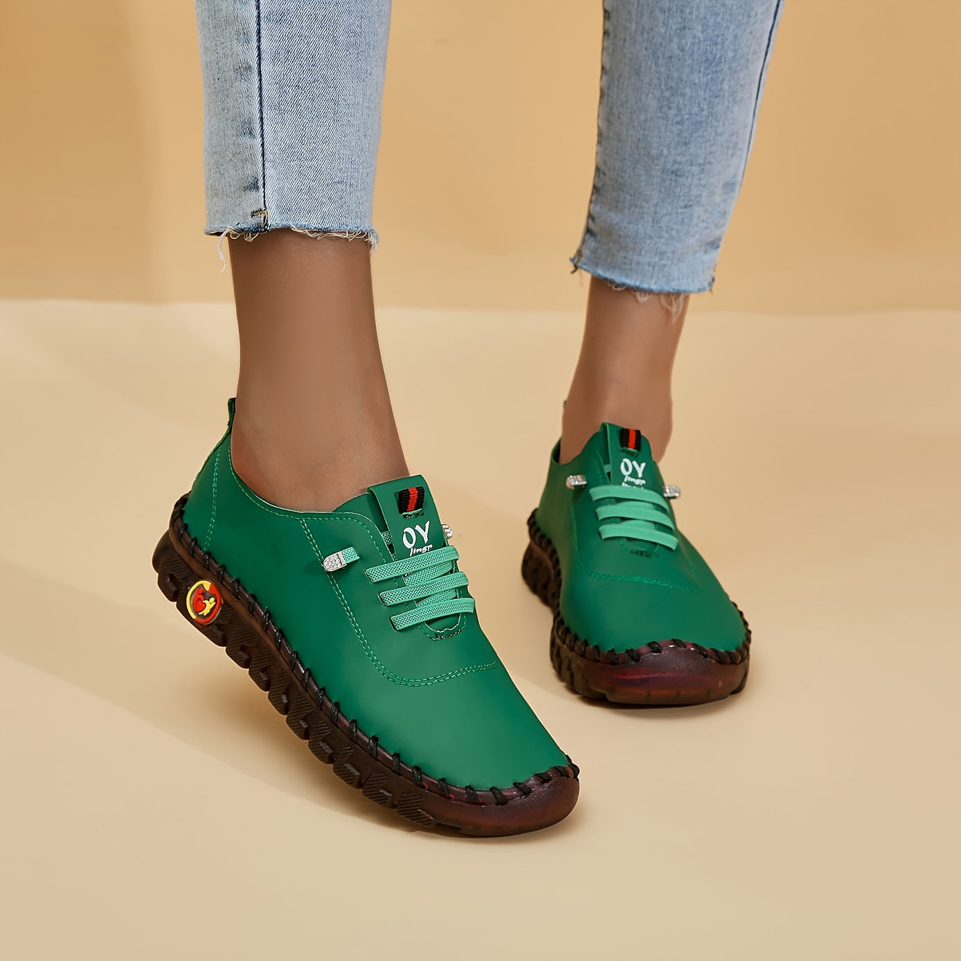 R&B | Bequeme Lederschuhe mit Runder Spitze