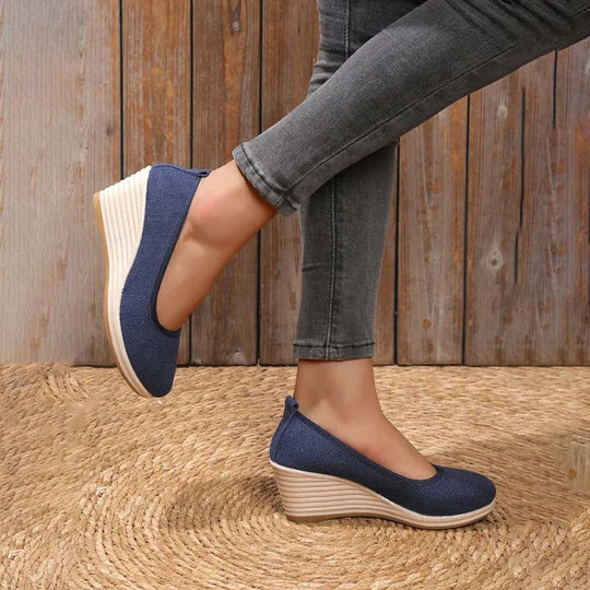 Lässige Keilschuhe