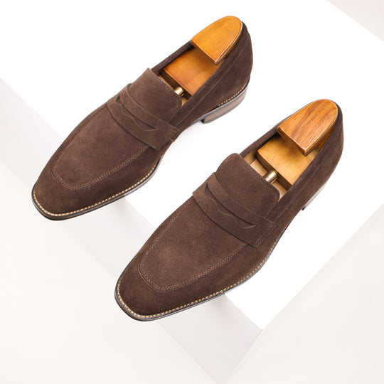 R&B | Slip On Leder Penny Loafers Herrenschuhe