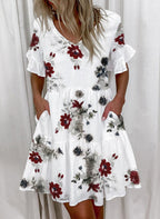 R&B | Pendelkleid mit V-Ausschnitt