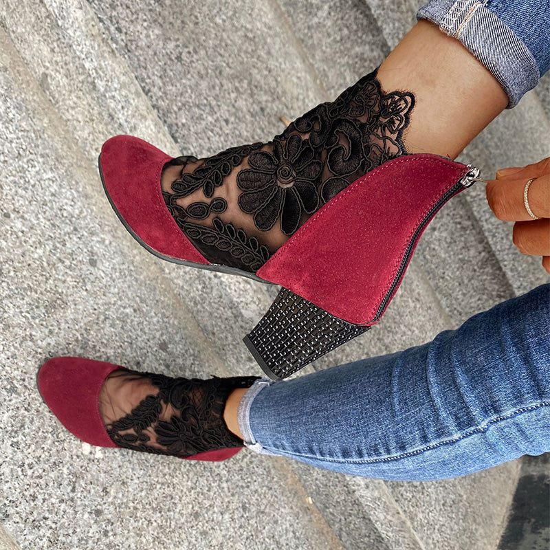 Elegante Sommer-Spitzenpumps R&B
