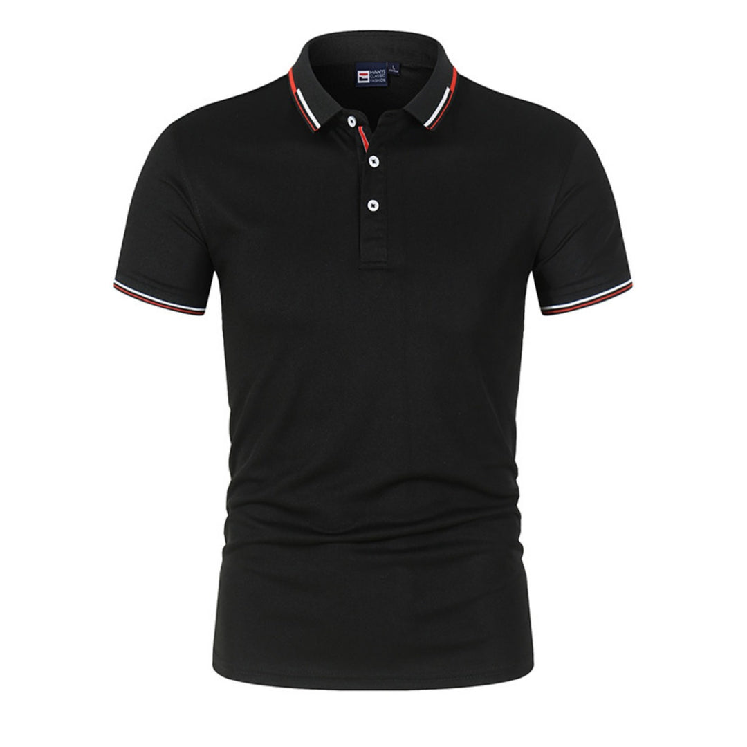 R&B | Einfarbiges Poloshirt