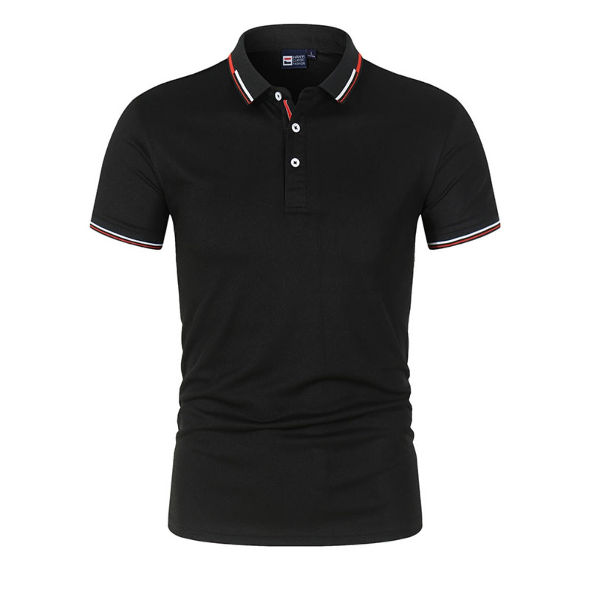 R&B | Einfarbiges Poloshirt