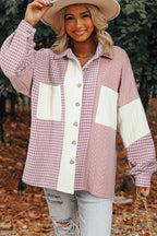 R&B | Patchwork Hemdjacke Baumwollmischung Modern und Stilvoll