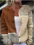 R&B | 3D Digital Gedruckte Strickjacke für Damen
