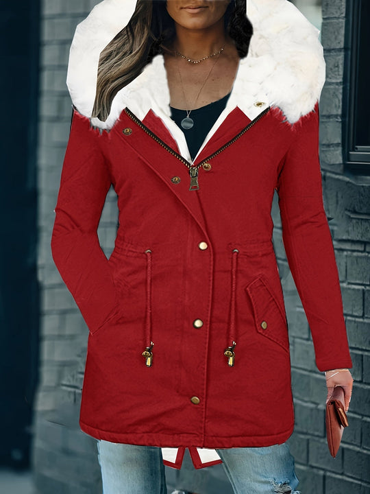 R&B | Kapuzenpullover Zugkordel Parka Mantel