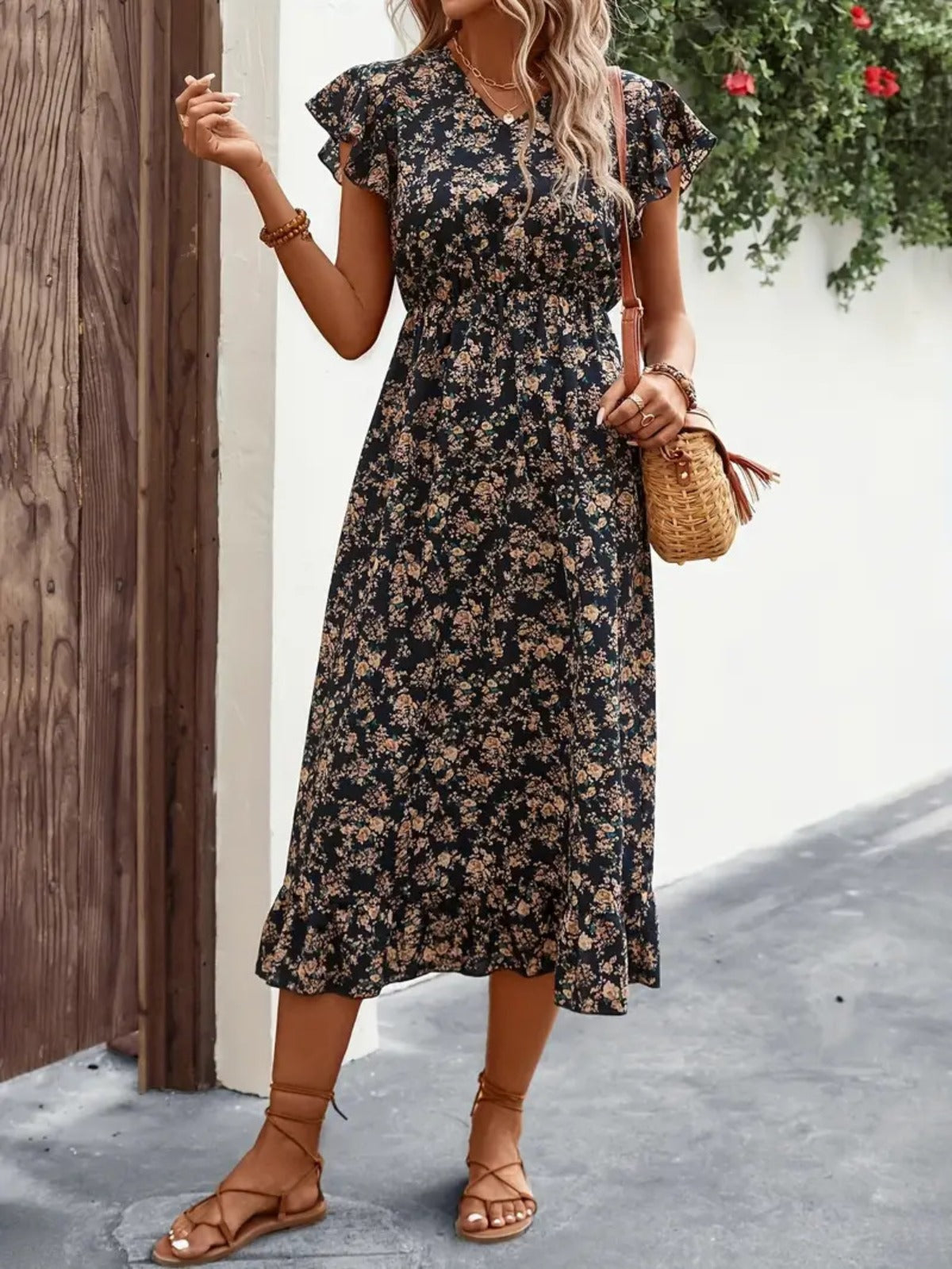 R&B | Lässiges schlankes Kleid