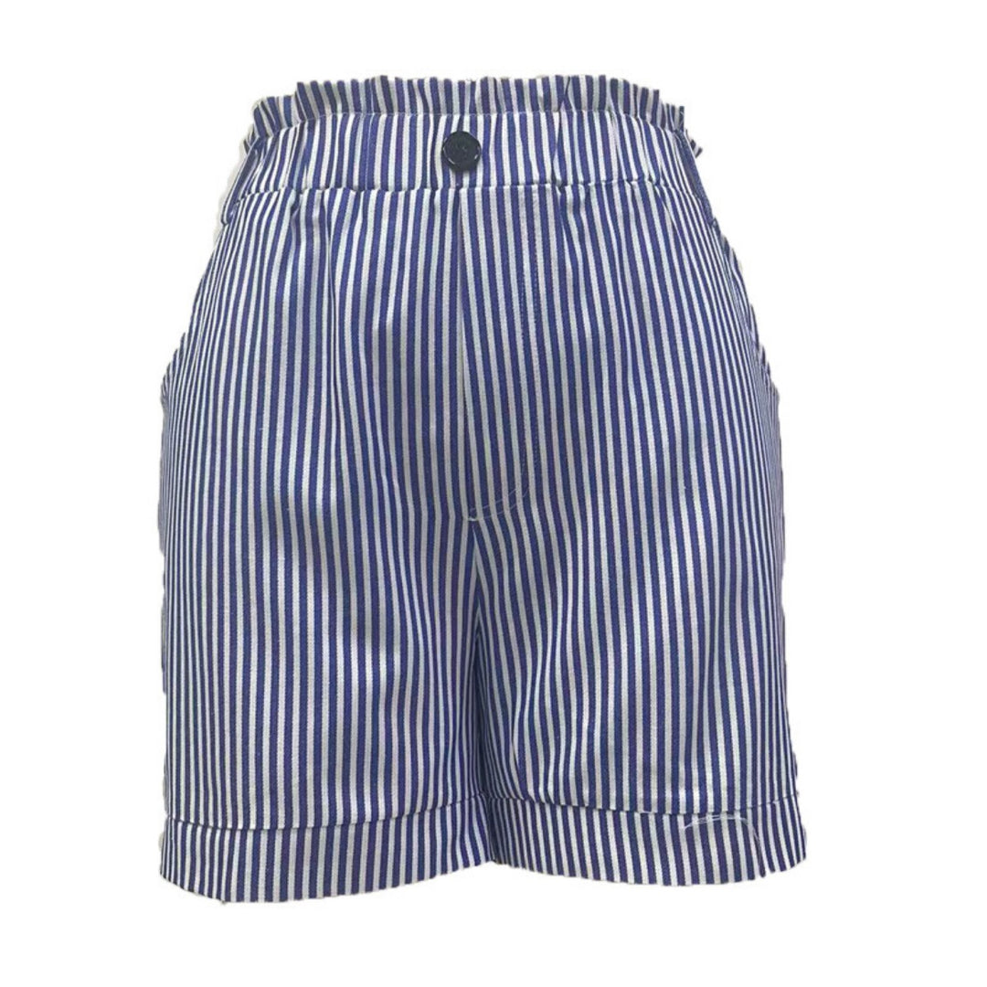 R&B | Gestreifte Shorts mit Taschen