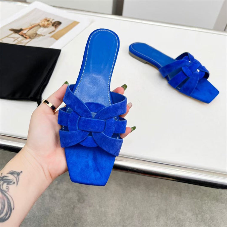 R&B | Damenmode Einfache Kreuz Mittel-Hoch Schuhe
