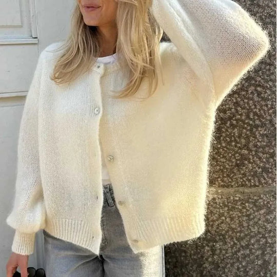 R&B | Damenpullover mit Knopfverschluss