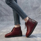 R&B | Damen Echtes Leder Rutschfeste Stiefeletten