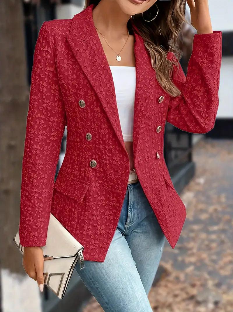 R&BMode – Stilvoller Zweireihiger Blazer