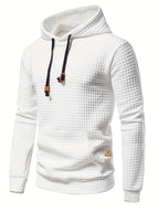 R&B | Lässiger Waffelmuster Hoodie für Männer