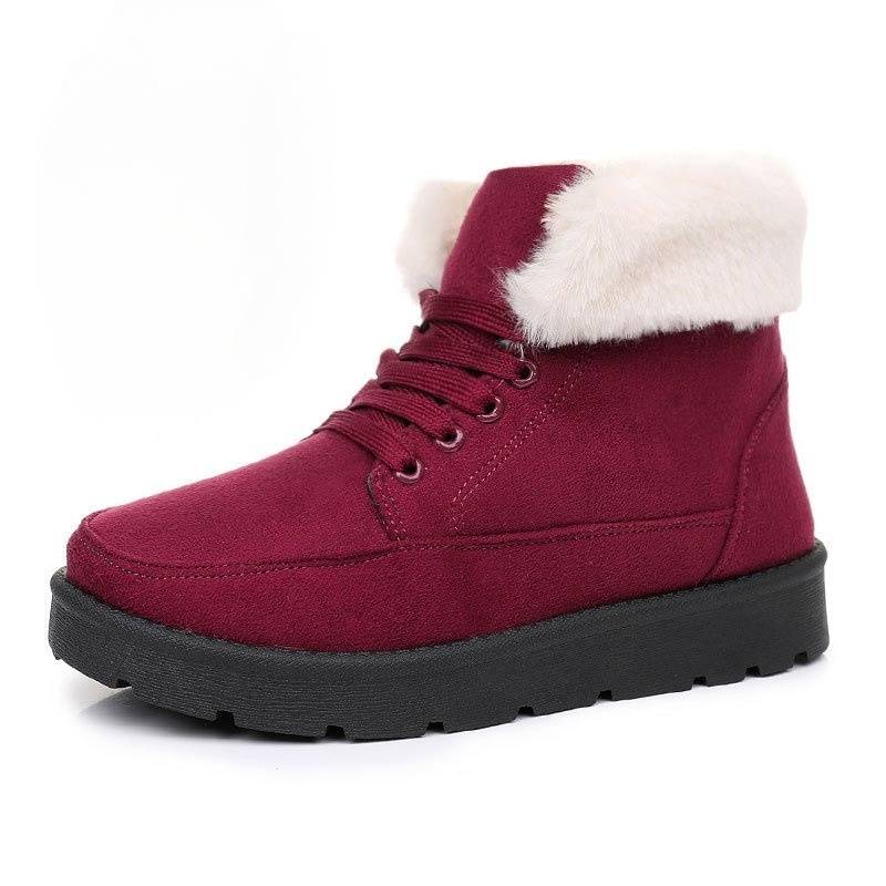 Kuschelige Damen-Winterstiefel mit Fellfutter R&B R&B