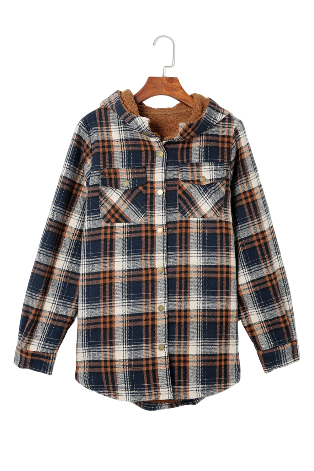 R&B | Gepunktete Jacke mit Kapuze Weiches Plüschfutter Perfekt für Kalte Tage