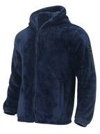 R&B Teddyjacke mit Reißverschluss für Männer