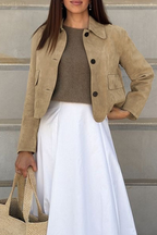 R&B | Freizeitjacke mit Durchgeknöpftem Hemdkragen