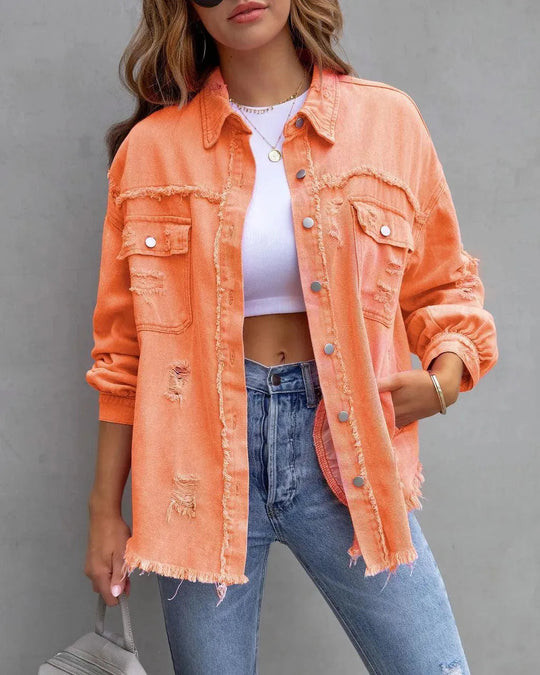 R&B | Damenbluse Aus Denim