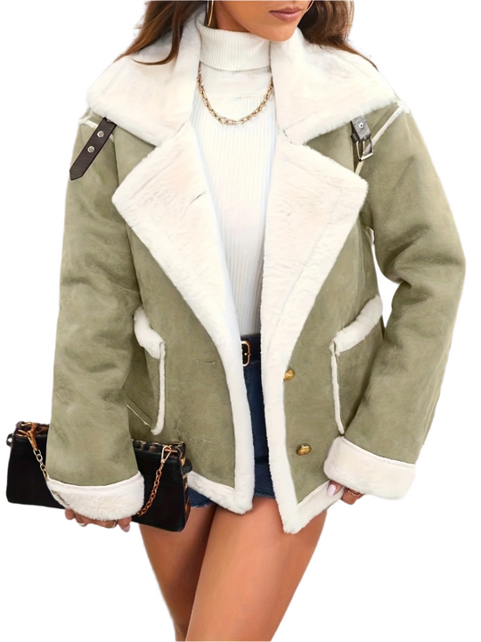 R&B | Elegante Teddy Winterjacke für Damen