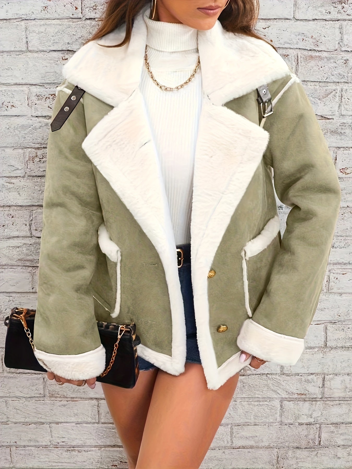 R&B | Elegante Teddy Winterjacke für Damen