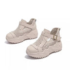 Atmungsaktive Sommer-Schuhe für Damen mit dicken Sohlen R&B R&B