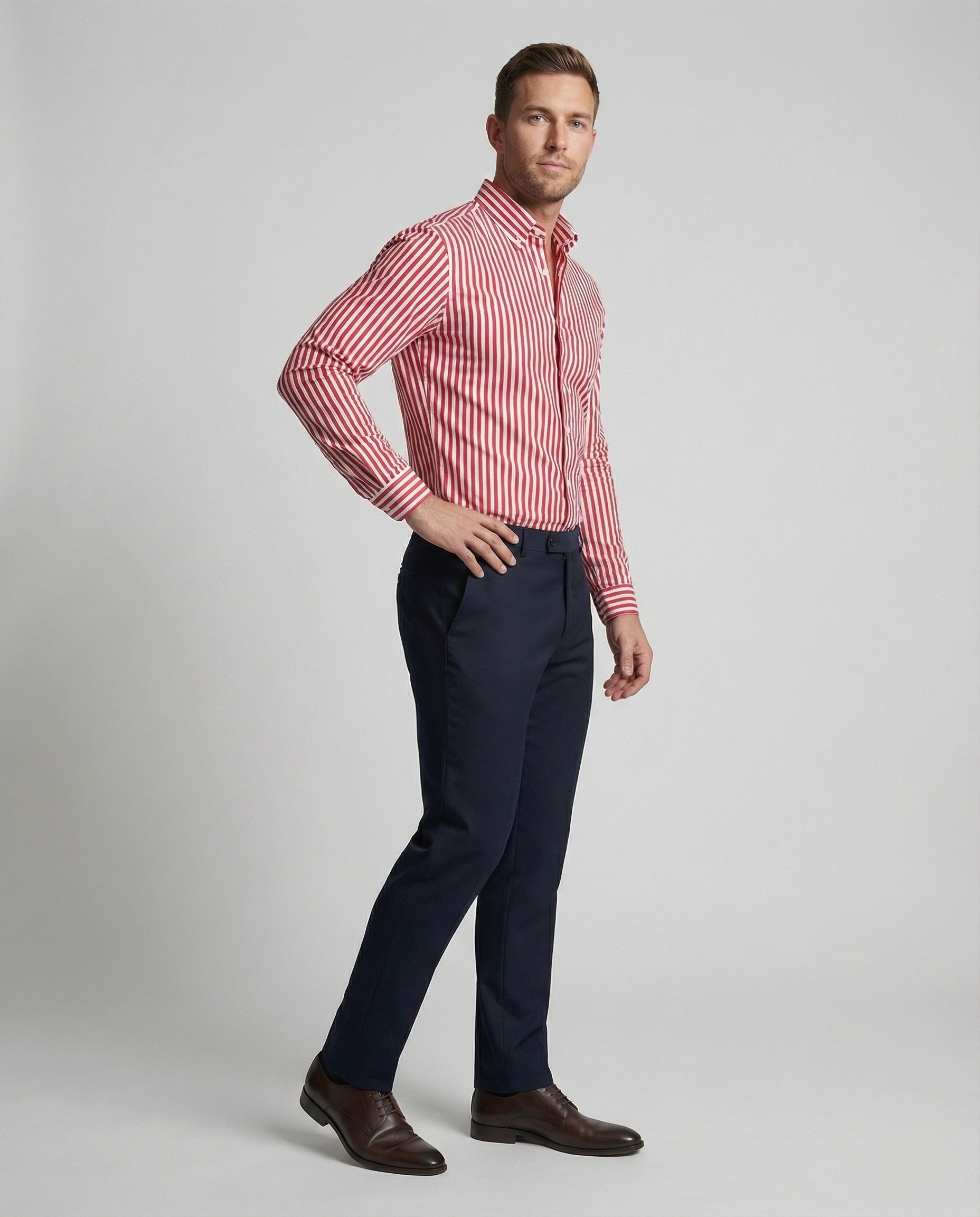 Gestreiftes Herren Hemd Elegant