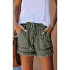 R&B | Denim-Shorts mit hoher Taille