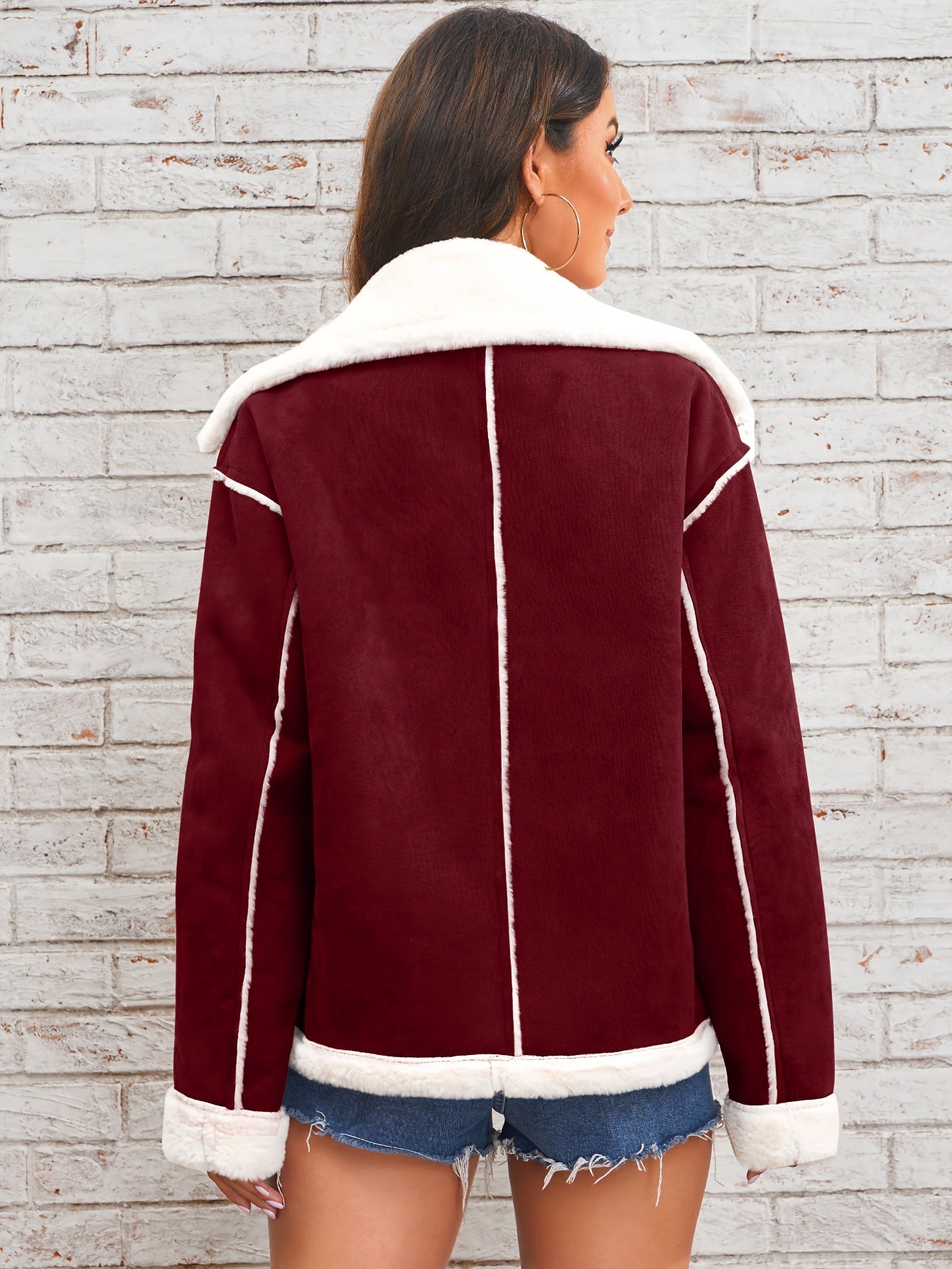 R&B | Elegante Teddy Winterjacke für Damen