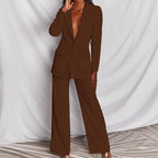 R&B | Eleganter Damenanzug mit Langen Ärmeln und Hose