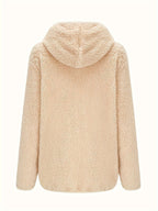 R&B | Leichtgewicht Teddyjacke mit Kapuze Polyester Warm und Bequem