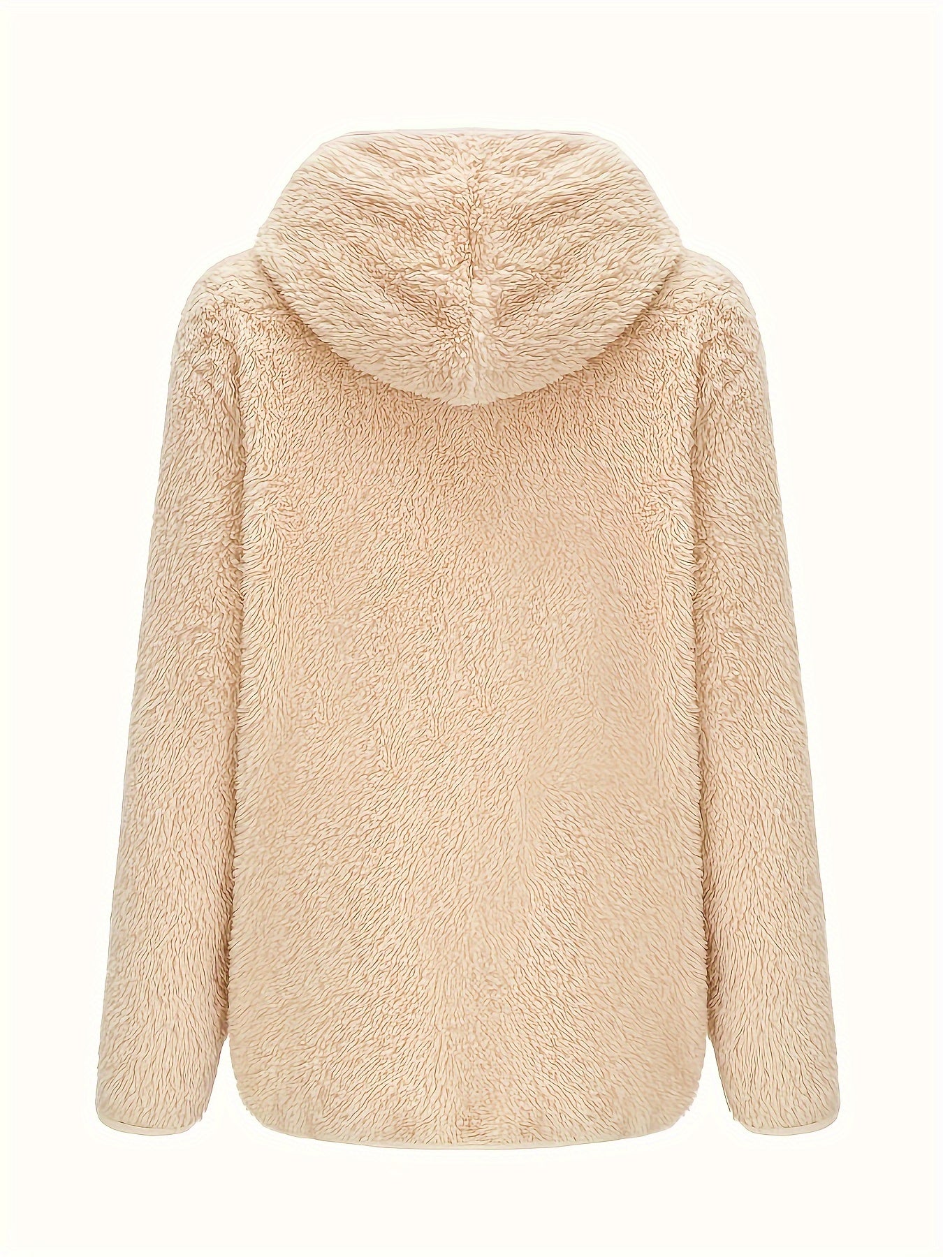 R&B | Leichtgewicht Teddyjacke mit Kapuze Polyester Warm und Bequem