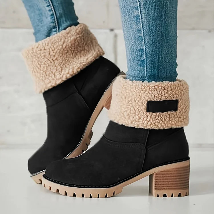 R&B | Winter-Mid-Tube-Zwei-Trage-Schnee-Stiefel