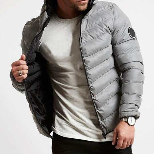 R&B | Herren Kapuzen-Puffjacke