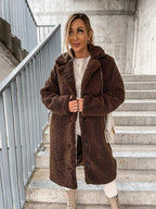 R&B | Fell-Trenchcoat - stilvolle lange Damenoberbekleidung
