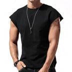 R&B | Einfarbiges Weste-T-Shirt