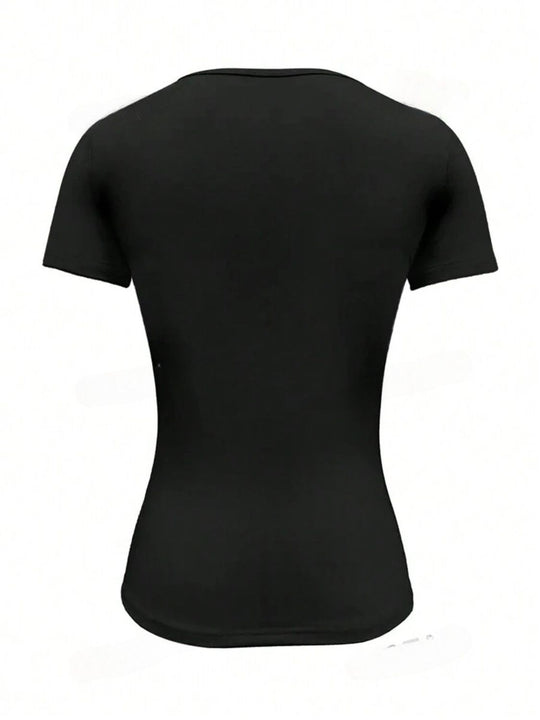 R&B | Rundhalsausschnitt Kurzarm T-Shirt
