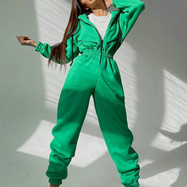 R&B | Hoodie Zweiteiliges Set für Alltag und Freizeit