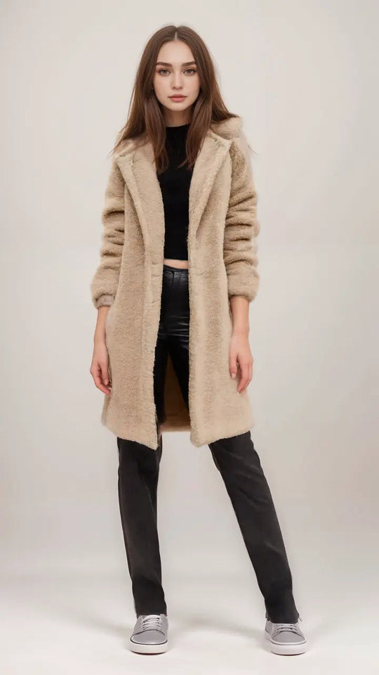 R&B | Teddyjacke mit Kuscheliger Struktur