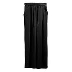 R&B | Dropping Gestreifte Hose mit hoher Taille und weitem Bein